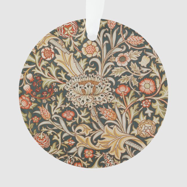 William Morris Trent Garden Flower Classic Botanic Ornament (Front)