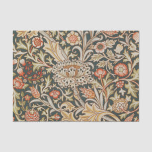 William Morris Trent Garden Flower Classic Botanic Tissue Paper