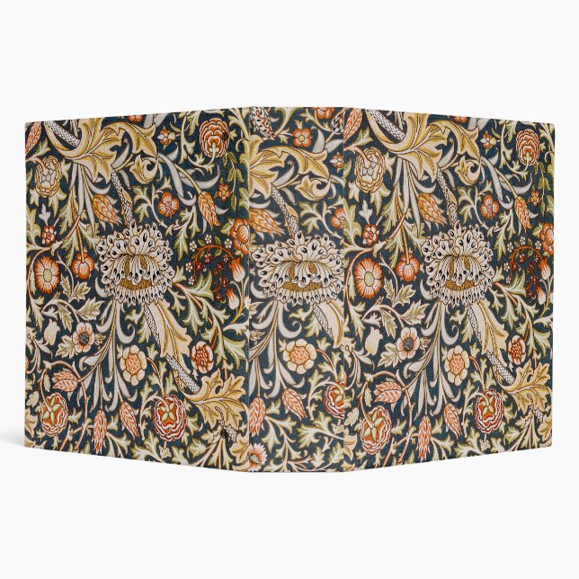 William Morris Trent Garden Flower Pattern Classic Binder (Background)