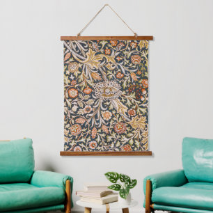 William Morris Trent Garden Flower Pattern Classic Hanging Tapestry