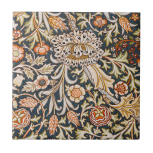 William Morris Trent Garden Flower Pattern Classic Tile