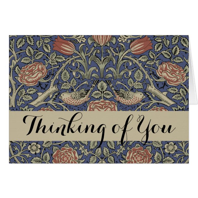 William Morris Tudor Fond d'écran Rose (Devant horizontal)