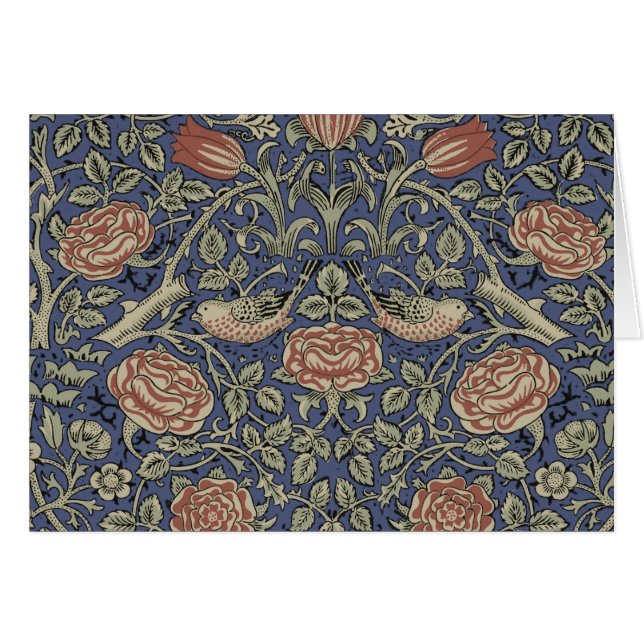 William Morris Tudor Fond d'écran Rose (Devant horizontal)