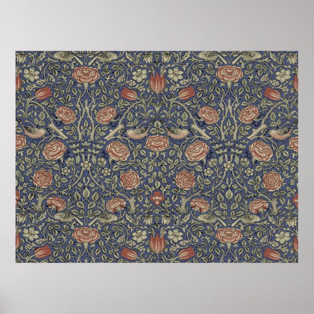 william morris tudor rose poster (Front)