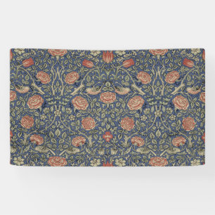 William Morris Tudor Rose Wallpaper Banner