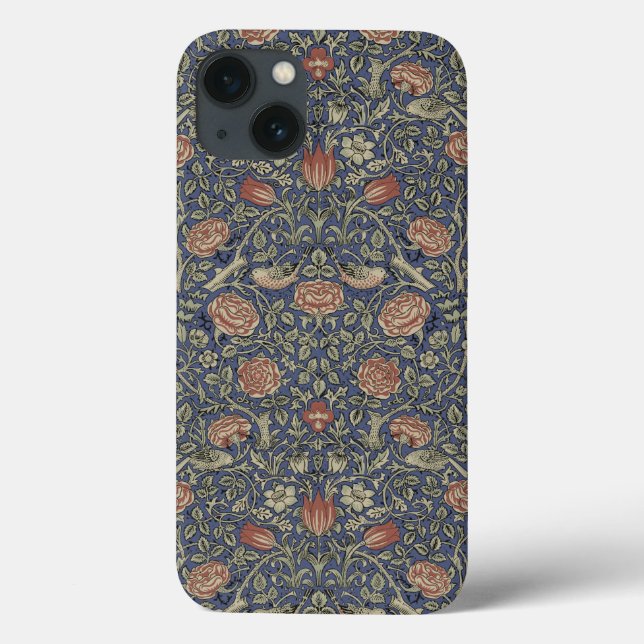 William Morris Tudor Rose Wallpaper Case-Mate iPhone Case (Back)