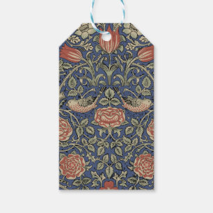 William Morris Tudor Rose Wallpaper Gift Tags