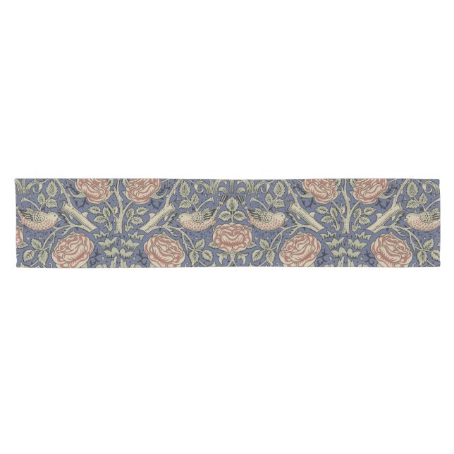 William Morris Tudor Rose Wallpaper Short Table Runner (Horizontal)