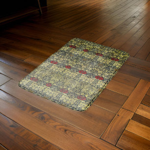 William * Morris Tulip and Rose Gold Red Bath Mat