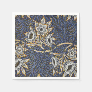 William Morris Tulip and Willow Floral Pattern Napkin