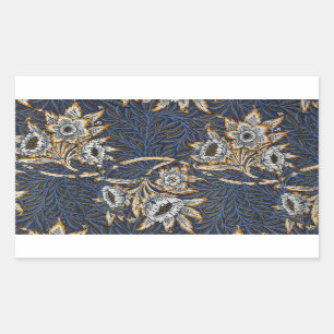william morris tulip and willow tapestry pattern sticker