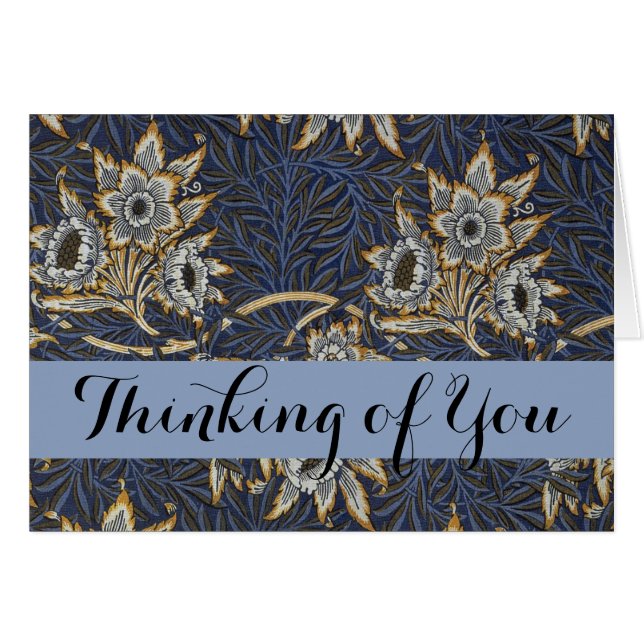 William Morris Tulip Willow Blue Pattern (Front Horizontal)