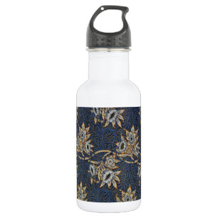 William Morris Tulip Willow Blue Pattern 532 Ml Water Bottle