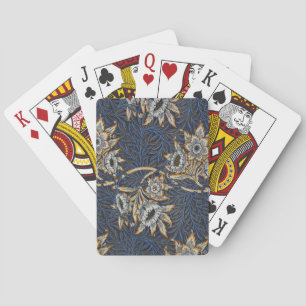 William Morris Tulip Willow Blue Pattern Playing Cards