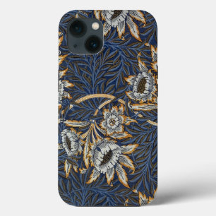 William Morris Tulip Willow Pattern Blue Floral iPhone 13 Case