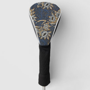 William Morris Tulip Willow Pattern Blue Floral Golf Head Cover