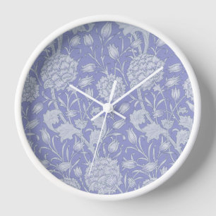 William Morris - Tulipes sauvages Horloge fleurie 