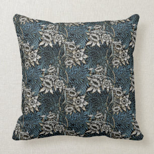 William Morris Tulips and Willow Throw Pillow