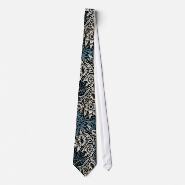 William Morris Tulips and Willow Tie (Front)