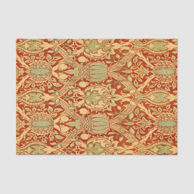 William Morris - Velvet Broche Art Nouveau  Tissue Paper (Front)