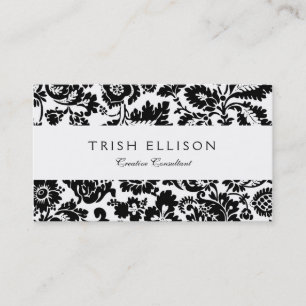 William Morris Venetian Damask Brocade Business Card