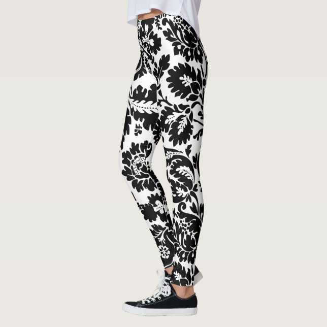 William Morris Venetian Damask Brocade Leggings (Left)