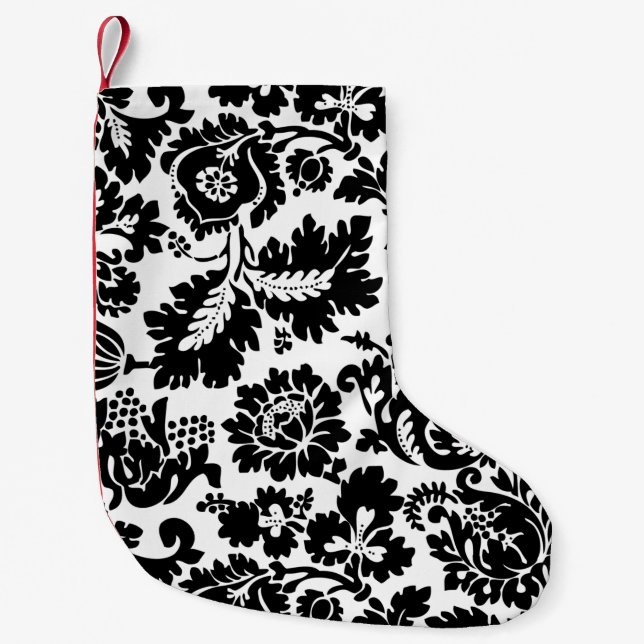 William Morris Venetian Damask Brocade Small Christmas Stocking (Front)