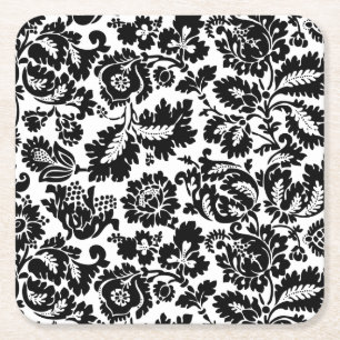 William Morris Venetian Damask Brocade Square Paper Coaster