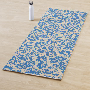 William Morris Venetian Flower Damask Brocade Yoga Mat
