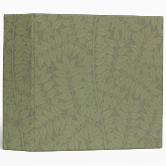 William Morris Victorian Green Branch Print Binder
