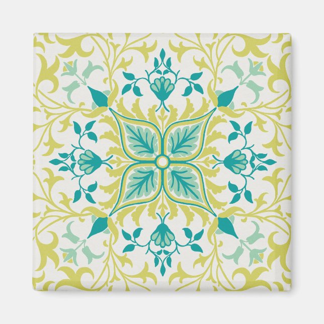 William Morris Vine Pattern Magnet (Front)