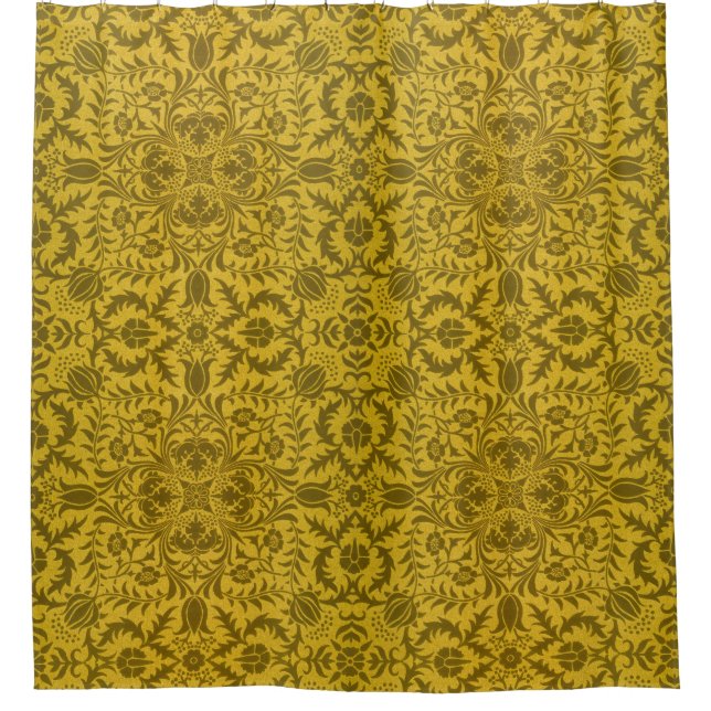 William Morris Vine Vintage Brown Flower Pattern (Front)