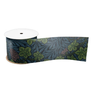 William Morris Vine Wallpaper Design Satin Ribbon