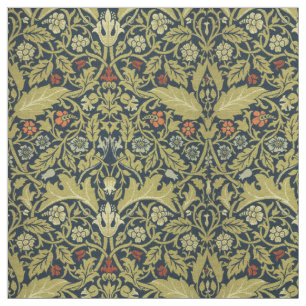 William Morris Vintage Acanthus Floral Pattern Fabric