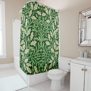 William Morris Vintage Acorn Oak Green Pattern