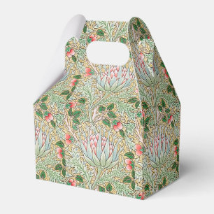 William Morris Vintage Artichoke Floral Pattern Favor Box