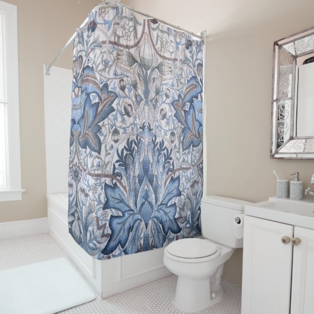 William Morris - Vintage Artichoke Flower Pattern (In Situ)