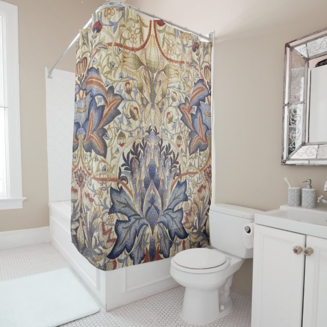 William Morris - Vintage Artichoke Flower Pattern (In Situ)