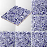 William Morris Vintage Bird & Anemone Pattern Tile<br><div class="desc">This is a digitally enhanced print derived from an antique birds and anemone pattern design by William Morris. William Morris was a Victorian era poet, novelist, textile designer and an important figure of the British Arts and Crafts Movement. His designs had a medieval-inspired aesthetic and respect for hand-craftsmanship and traditional...</div>
