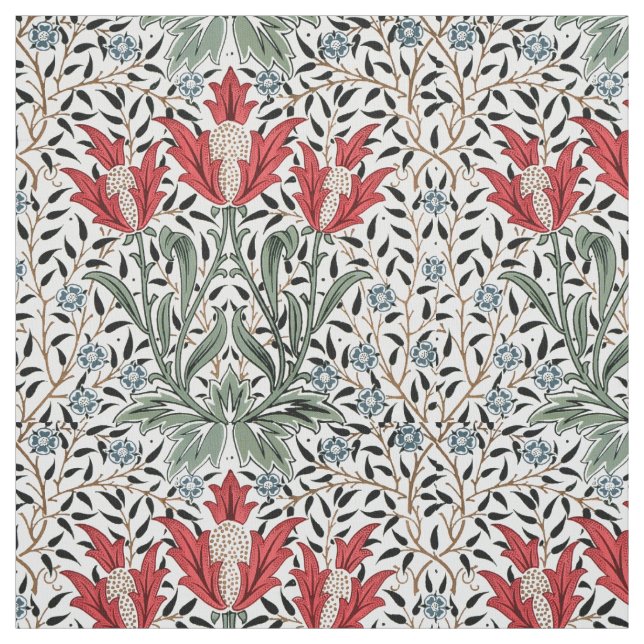 William Morris Vintage Bourne Pattern Fabric (Swatch)