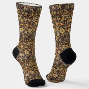 William Morris Vintage Bullerswood Carpet Pattern Socks