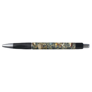 William Morris Vintage Deer & Shields Tapestry Art Pen