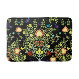 William Morris Vintage Floral Bath Mat