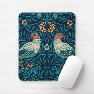 William Morris - Vintage Floral Birds Mouse Pad