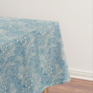 William Morris Vintage Floral Blue Marigold Tablecloth