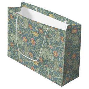 William Morris Vintage Floral Double Boughs Large Gift Bag