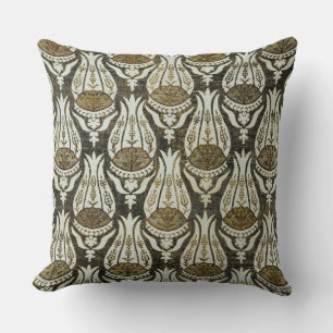 William Morris Vintage Floral Pattern Classic Throw Pillow