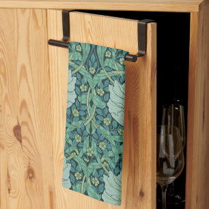 William Morris Vintage Floral Pattern Pimpernel Kitchen Towel