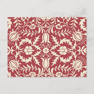 William Morris, Vintage Floral Pattern, Postcard