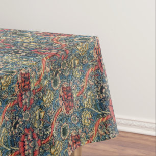  William Morris Vintage Floral Pattern Tablecloth